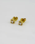 Jett Joop Ohrstecker mit ca. 0,20ct TW-vsi Brillant in 750/18K Gelbgold