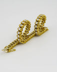 Armband Tennisarmband mit 4,03ct W-si Brillant in 750/18K Gelbgold 18,5cm
