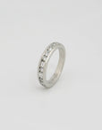 Tiffany & Co. Halbmemoirering mit ca. 0,55ct Diamant in 950`er Platin Gr. 51