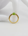 Pomellato M´mam Non M´ama Ring mit Peridot und Diamant 750/18K Rosegold Gr. 53