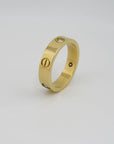 Cartier Love Ring klassisches Modell mit 3 Diamanten in 750/18K Gelbgold Gr. 64