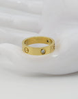 Cartier Love Ring klassisches Modell mit 3 Diamanten in 750/18K Gelbgold Gr. 64