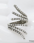 Ring mit 2,00ct G-vsi Brillant in 750/18K Weißgold Gr. 57-58