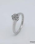Ring Solitärring mit 0,37ct Diamant in 585/14K Gr. 57