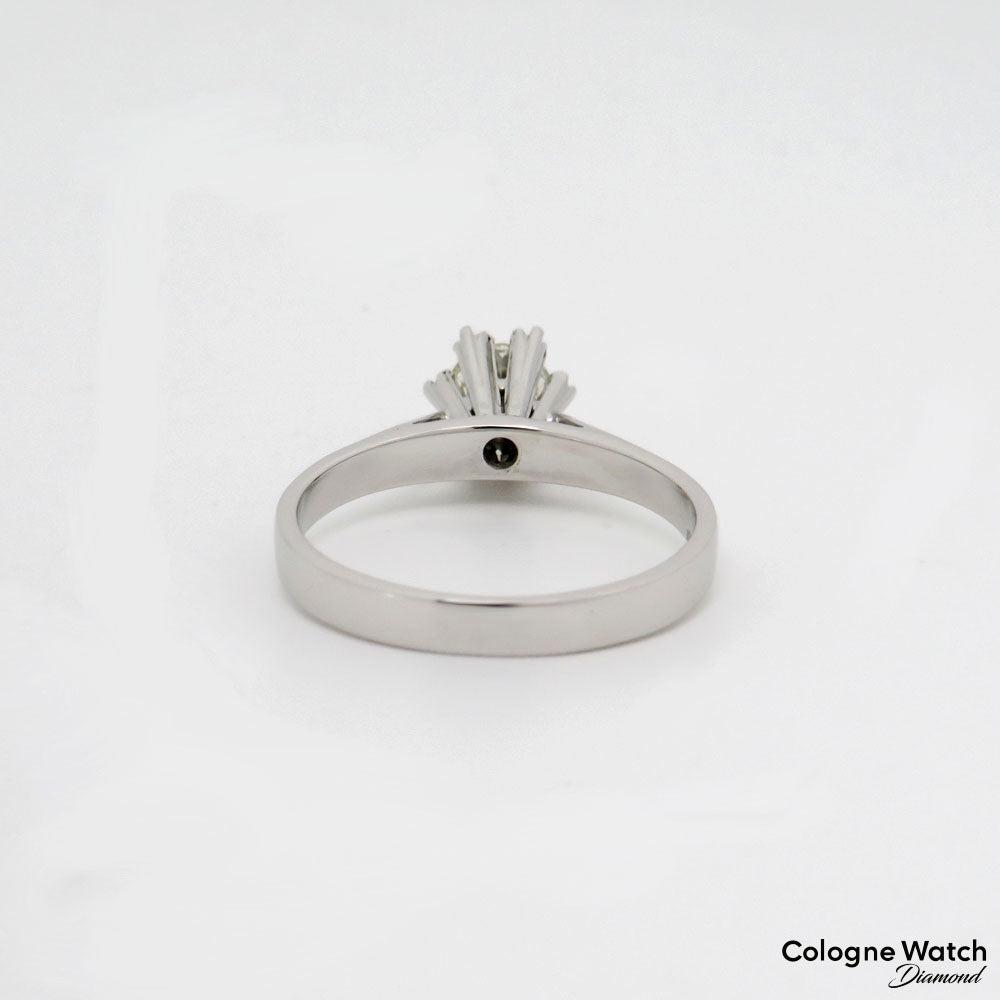 Ring Solitärring mit ca. 0,50ct J-si Brillant in 750/18K Weißgold Gr. 52