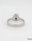 Ring Solitärring mit ca. 0,50ct J-si Brillant in 750/18K Weißgold Gr. 52