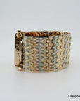 Armband Teppichmuster Vintage in 585/14K Weiß-/Gelb und Rosegold massiv
