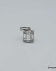 Anhänger Läufer mit 0,45ct TW-vsi Diamant in 750/18K Weißgold