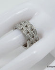 Maillon Panthère Ring 1,26ct Brillant in 750/18K Weißgold Gr. 53 mit Papieren
