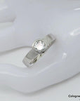 Solitärring mit ca. 1,00ct H-vs2 Brillant in 750/18K Weißgold Gr. 56