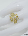 Ring mit ca. 1,14ct TW-vsi Diamant in 750/18K Gelbgold Gr. 51