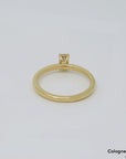 Ring Solitärring mit 0,30ct F-si Diamant in 750/18K Gelbgold Gr. 54