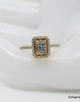 Ring Solitärring mit 0,20ct F-G/vs Diamant in 750/18K Gelbgold Gr. 54
