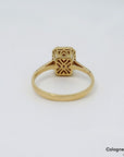 Ring Solitärring mit 0,20ct F-G/vs Diamant in 750/18K Gelbgold Gr. 54