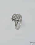Ring Solitärring mit 0,51ct F-G/si Brillant in 750/18K Weißgold Gr. 53