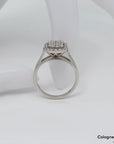 Ring Solitärring mit 0,51ct F-G/si Brillant in 750/18K Weißgold Gr. 53