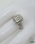 Ring Solitärring mit 0,51ct F-G/si Brillant in 750/18K Weißgold Gr. 53