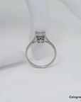 Ring Solitärring mit 0,39ct F-G/vs Diamant in 750/18K Weißgold Gr. 54