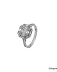 Ring Solitärring mit 0,76ct F-G/vs Diamant in 750/18K Weißgold Gr. 54