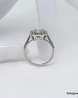 Ring Solitärring mit 0,76ct F-G/vs Diamant in 750/18K Weißgold Gr. 54
