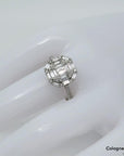 Ring Solitärring mit 0,76ct F-G/vs Diamant in 750/18K Weißgold Gr. 54