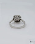 Ring Solitärring mit 0,76ct F-G/vs Diamant in 750/18K Weißgold Gr. 54