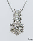 00ct W-si Diamant in 850`er und 900`er Platin Länge 45cm