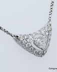 60ct Brillant in 900`er Platin Länge 45cm