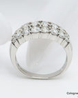 34ct D-vsi Brillant in 850`er Platin Gr. 50