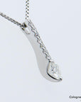 38ct TW-vsi Brillant in 850`er Platin Länge 39cm