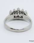 95ct H-si Navette Diamant in 900`er Platin Gr. 50