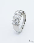 14ct W-si Prinzess Diamant in 900`er Platin Gr. 54