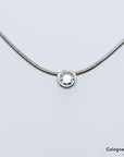 10ct W-si Brillant in 750/18K Weißgold Länge 42cm