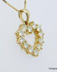 30ct TW-vsi Brillant in 750/18K Gelbgold Länge 38cm