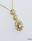 80ct TW-si Brillant in 750/18K Gelbgold Länge 40cm