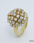 67ct TW-vsi Brillant in 750/18K Gelbgold Gr. 51