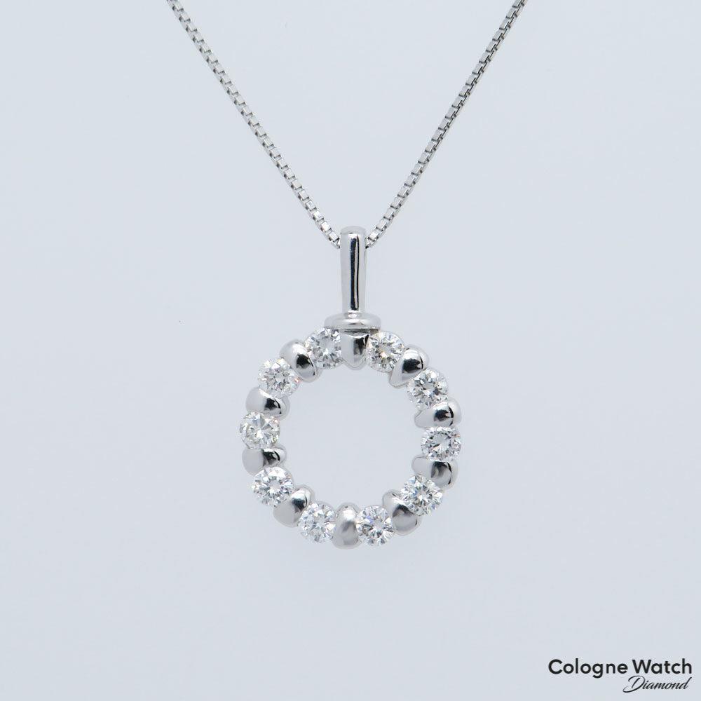 00ct TW-vsi Brillant in 750/18K Weißgold Länge 42cm
