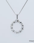 00ct TW-vsi Brillant in 750/18K Weißgold Länge 42cm