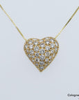 43ct W-si Brillant in 585/14K Gelbgold Länge 46cm