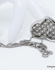98ct Brillant in 750/18K Weißgold Länge 45cm