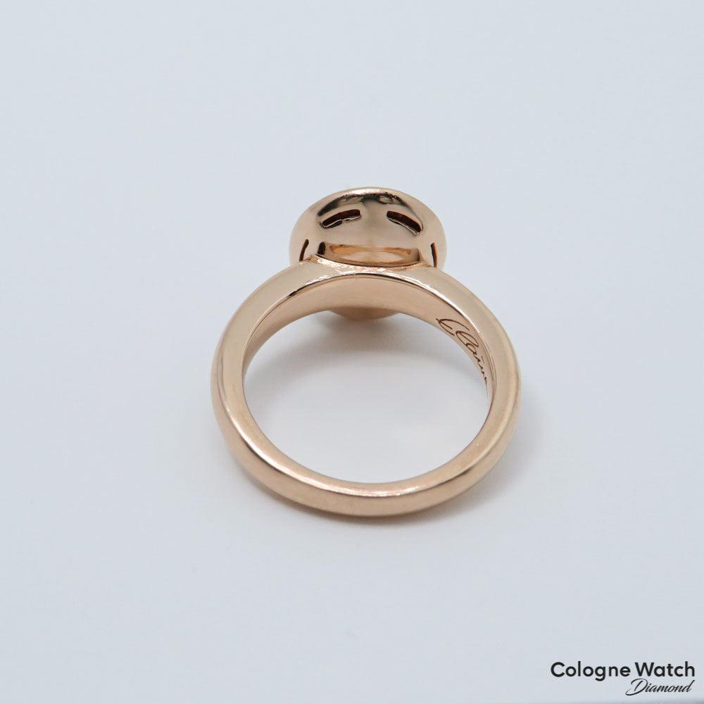 Ring mit Brillant und Mondstein Besatz in 585/14K Rosegold Gr. 52