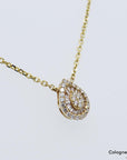 15ct TW-vsi Diamant in 750/18K Gelbgold Länge 45