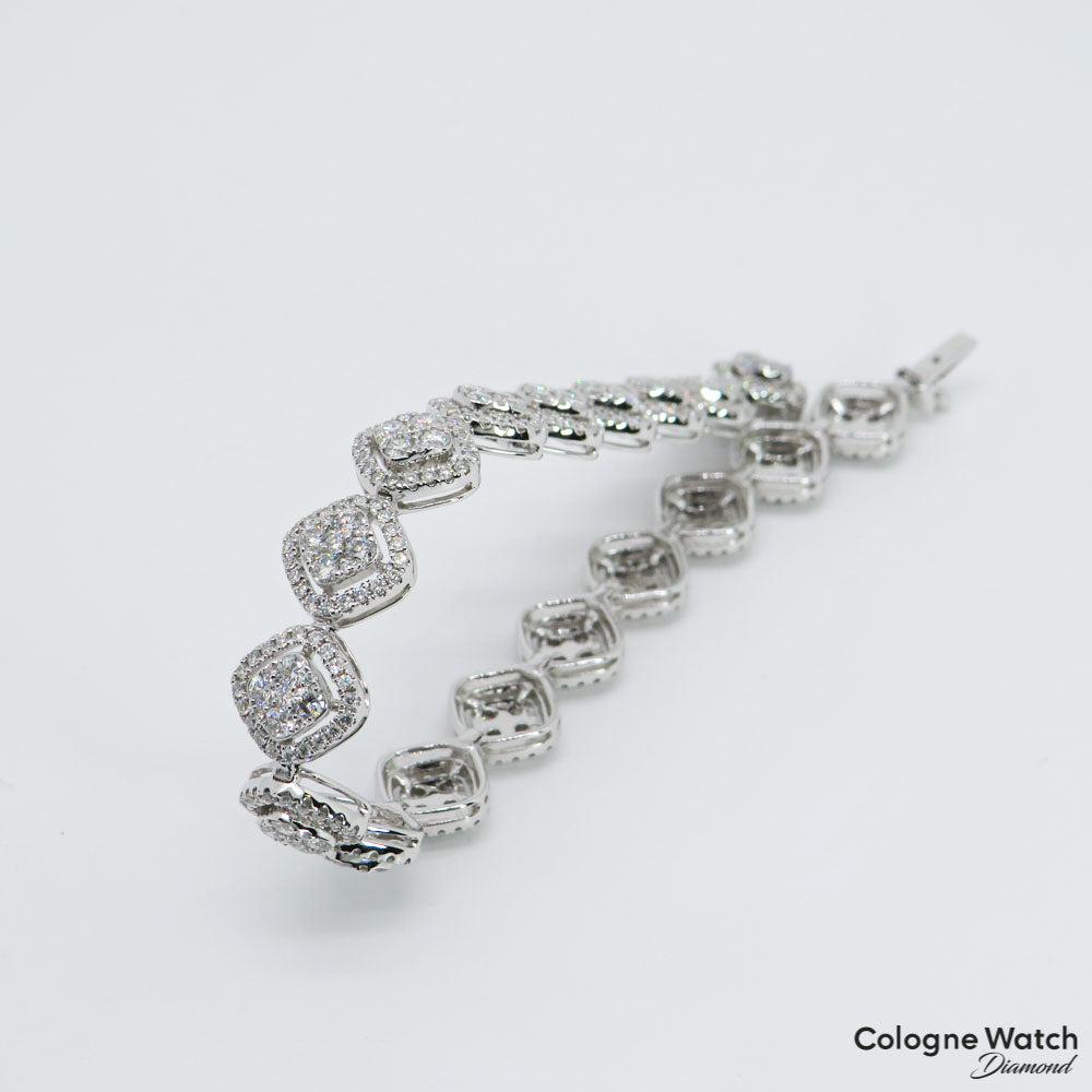 68ct G-SI Brillant in 750/18K Weißgold Lä. 17 cm