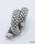 50ct G-SI Brillant in 750/18K Weißgold Lä. 18 cm