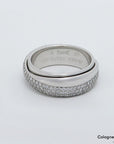Piaget Possession Ring mit Brillant Besatz in 750/18K Weißgold Gr. 57 UVP.: 9.450